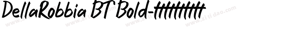 DellaRobbia BT Bold字体转换